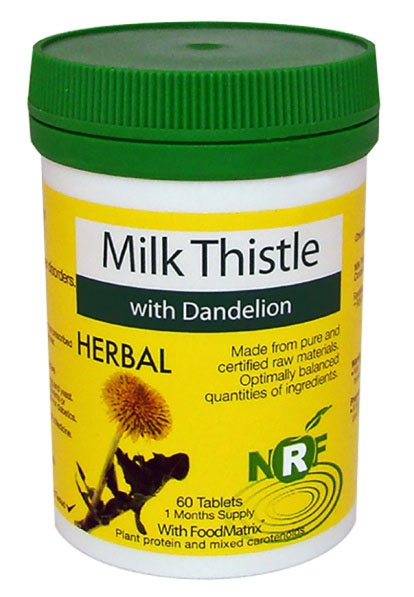 NRF Milk Thistle + Dandelion Tablets 60 Pack