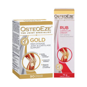 OsteoEze Gold Capsules 90 plus Rub Cream 75g