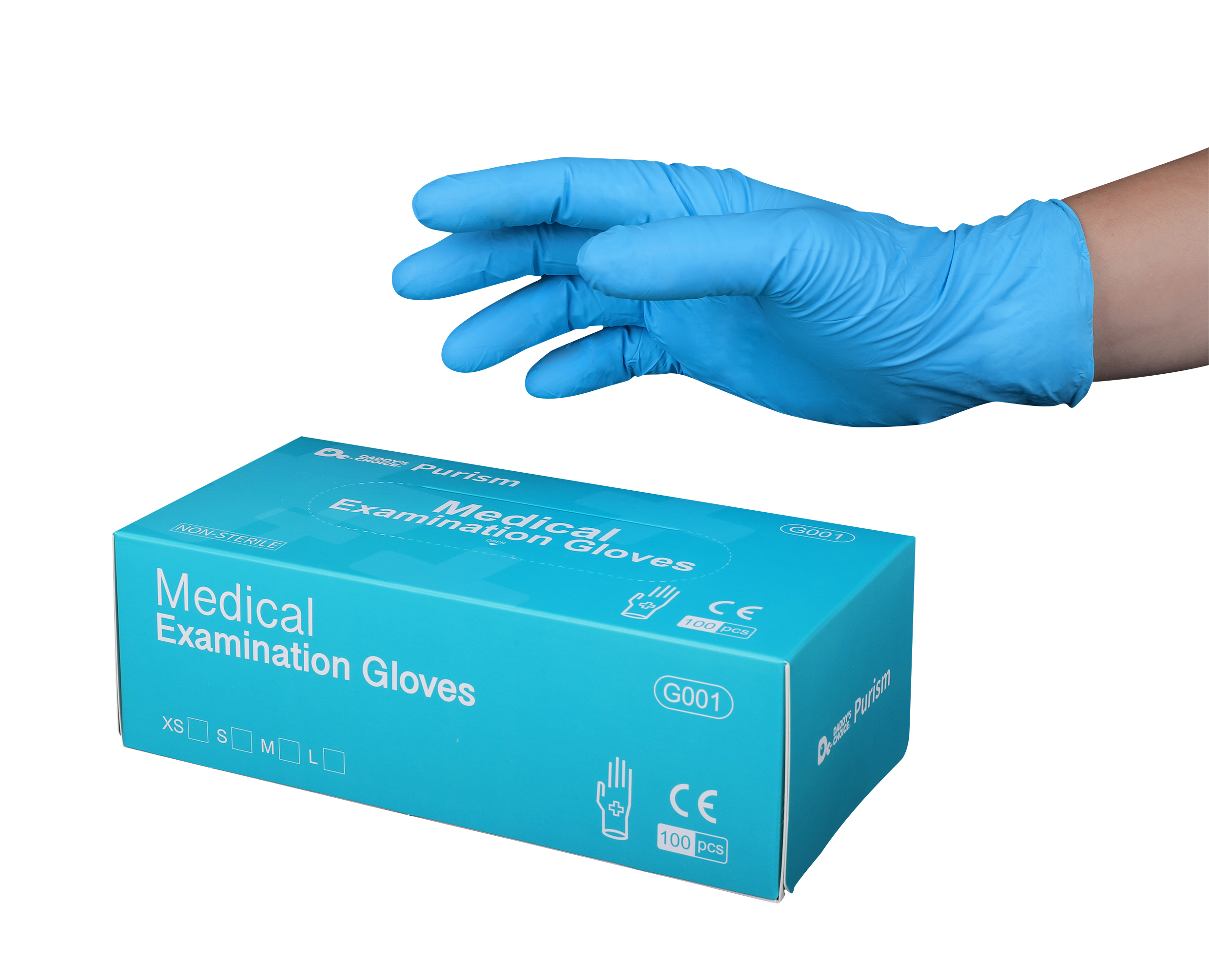 Simply Safe Gloves Powder-Free Medium 100 Pack