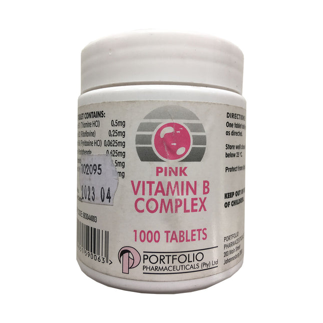 Bebal Vitamin B Complex Pink Tablets 1000 Tablets