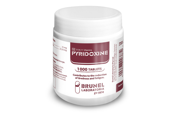 PFP Pyridoxine 25mg Tablets 1000 Pack