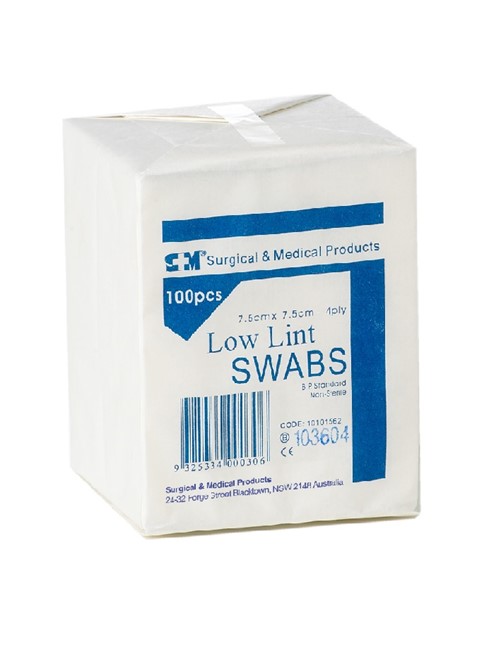 MX Gauze Non-Woven 7.5×7.5cm 4-Ply 100 Pieces