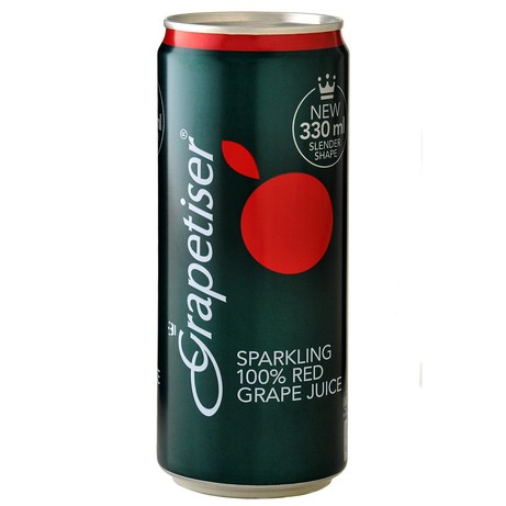 Grapetiser Red Grape Juice Can 330ml