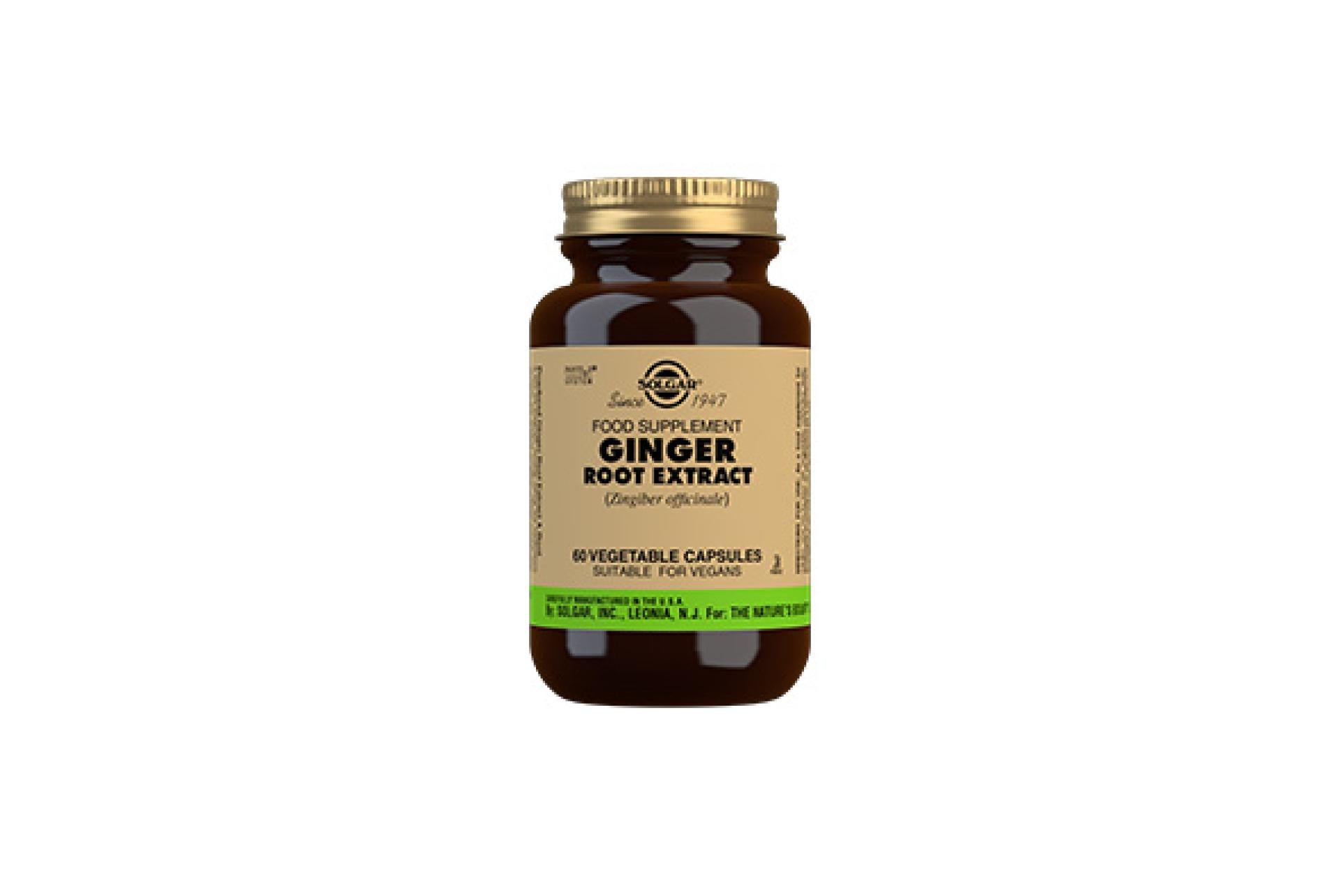 SV Ginger Root Extra Strength Capsules 60 Pack