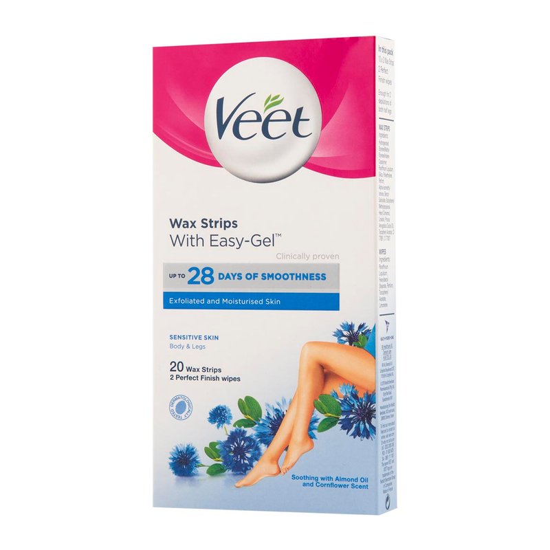 Veet Wax Strips Sensitive Skin 20 Count