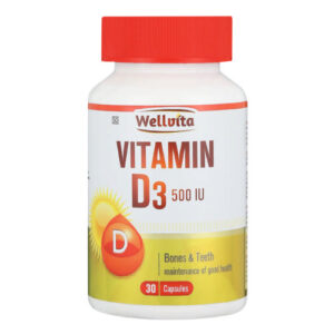 Wellvita Vitamin D3 500IU Tablets 30