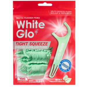 White Glo Tight Squeeze Dental Floss 100 Metres