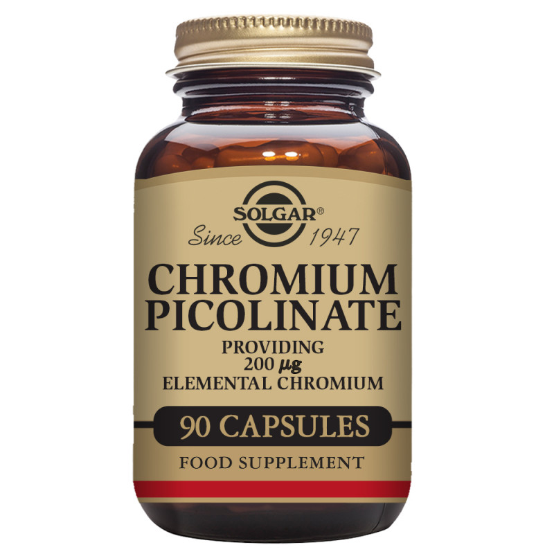 Chromium Picolinate Supplement 200mg - Pack of 90 Capsules
