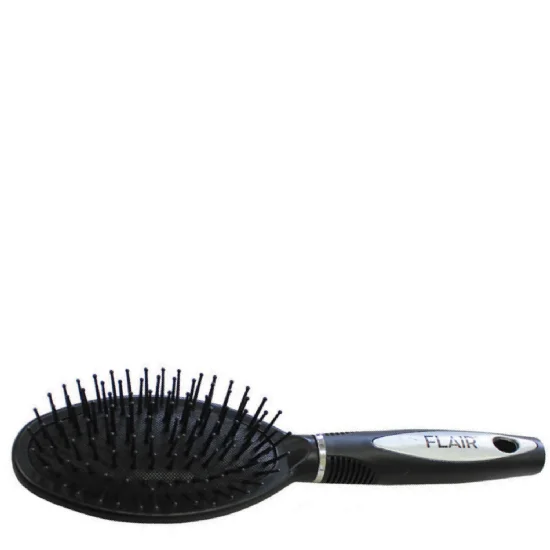 Flair Hair Brush Oval Shaped Cushioned Pad
