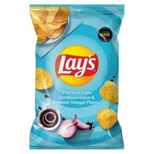 Lays Caribbean Onion & Balsamic Vinegar Chips 120g
