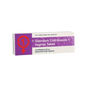 Glenmark Clotrimazole Vaginal Tablets 500mg - 1 Tablet