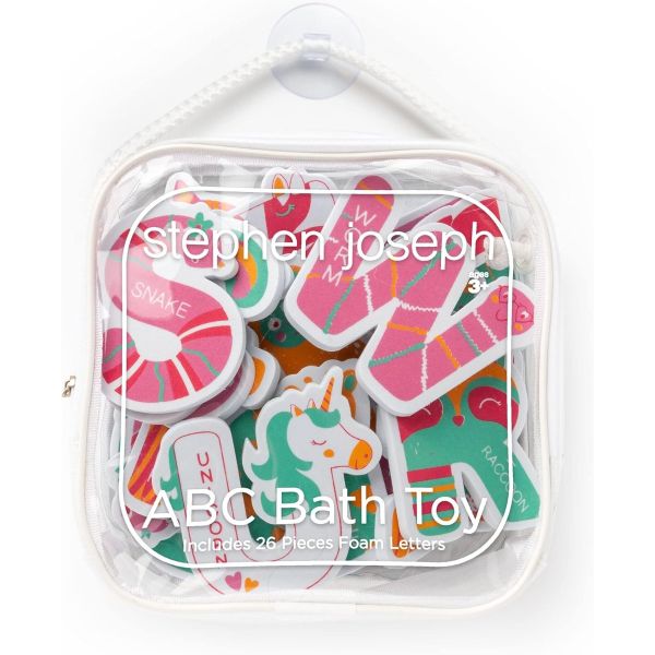 ABC Bath Toy Pink Set