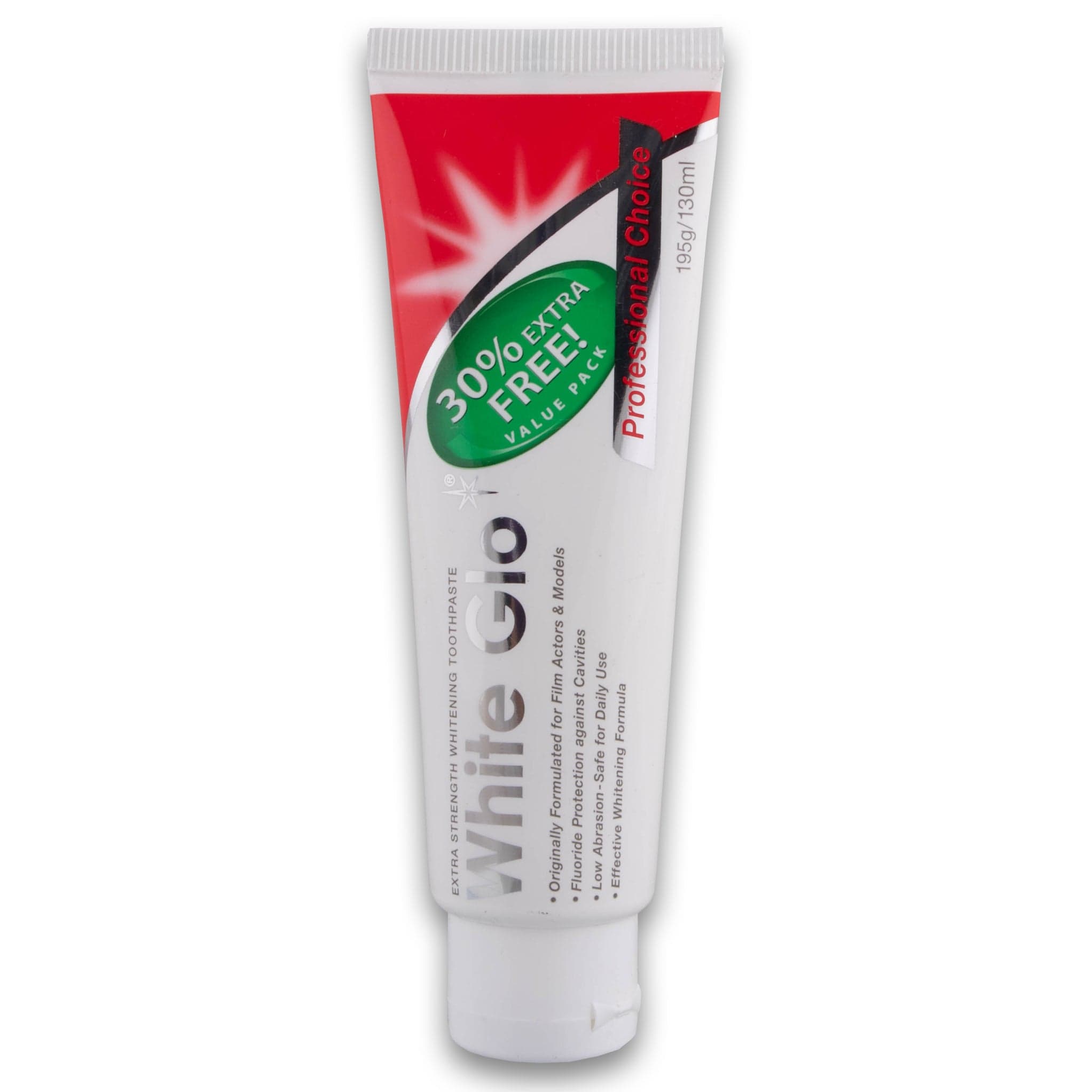 White Glo Professional Toothpaste 130ml